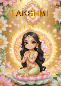 Lakshmi_wealth overflowing the sky,