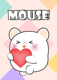 Emotions Chubby White Mouse Theme