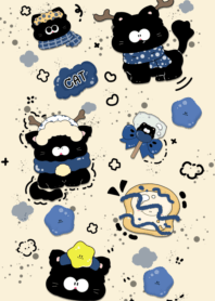 deer head black cat1