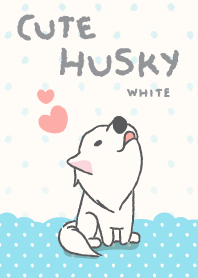 Cute Husky (White-JP)