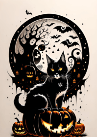 halloween cat 1CDBa7