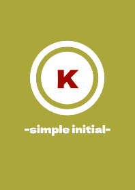 simple initial-K- THEME 62