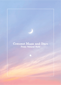 Crescent moon and stars #20