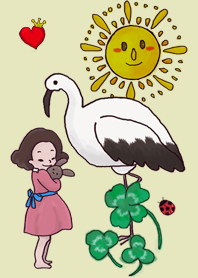Pregnancy wishes. Le Norman card motif