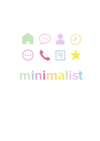 minimalist #pastel color