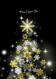 Snow Crystal Tree Black & Gold Ver.