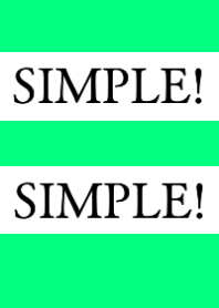 SIMPLE!SIMPLE!/NEON GREEN