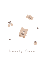 Bear and items(pattern)/wh