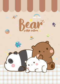 Three Bears Kawaii Love Cutie