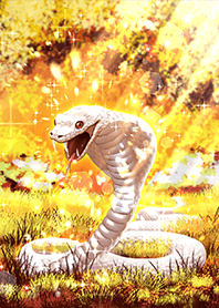 金運の森で出会う「神の使い白蛇」