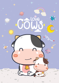 เจ้าวัวน้อย มินิ กาแล็กซี สีม่วง