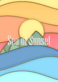 Sea of Sunset Enamel Pin 3