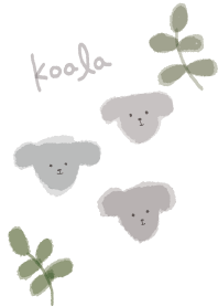 Loose fluffy koala