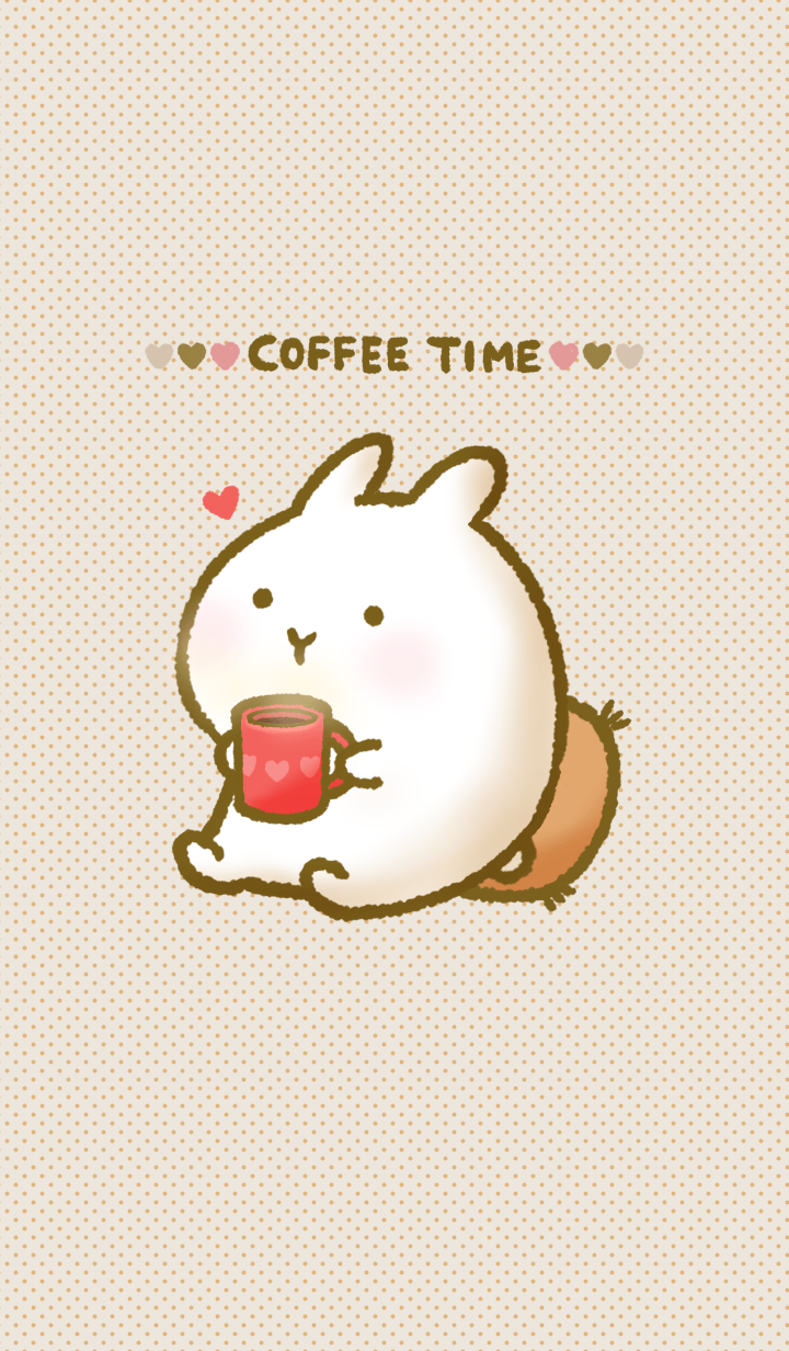 *Rabbit at coffee time*