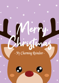 Merry Christmas Charming Reindeer Japan