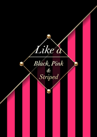 Like a - BLK, PNK & Striped *Devil
