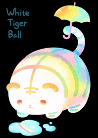 White Tiger Ball 2 Black