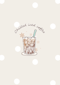 Chilled iced coffee -brown- 2