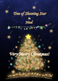 The tree of shooting star in noel 2