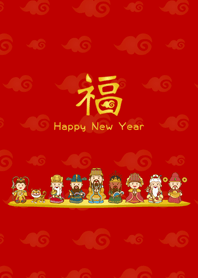 神と神々の祝福-新年