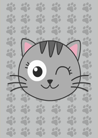 Cute gray cat