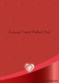 Luxury Heart Baked Red