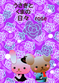 Rabbit and bear daily(Rose)