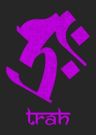 BONJI [traH] BLACK PURPLE (0122