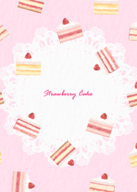 Strawberry Cake 1  - 06-01 Pink