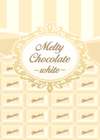 Melty chocolate " white "