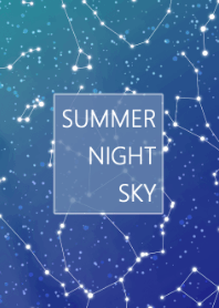 SUMMER NIGHT SKY[Blue Green]