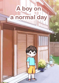 A boy on a normal day