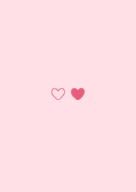 mini heart 03  - pink (i)