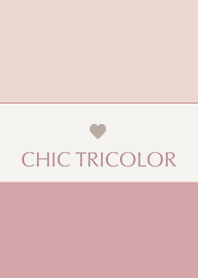 Chic Tricolor*dusty-pink