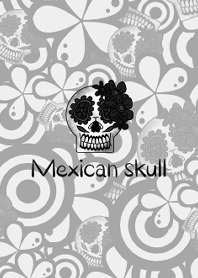Mexican skull -Black & Gray-