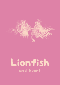 Lionfish & heart Rota Pink