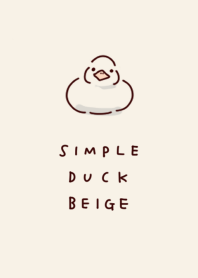 simple duck beige.