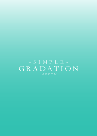 EMERALD GREEN GRADATION -SIMPLE-