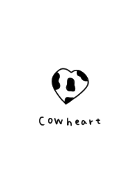 カウ柄。ハート。牛。