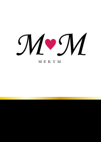 LOVE INITIAL-M&M イニシャル 14
