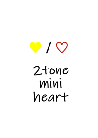 2tone mini heart 3