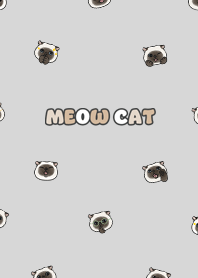 neko head5 - light grey