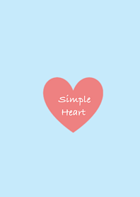 Simple Heart- Blue