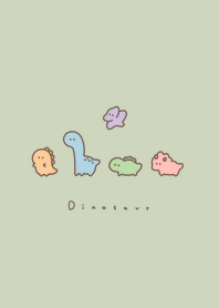ゆる恐竜。ピスタチオグリーン