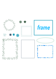 frame blue