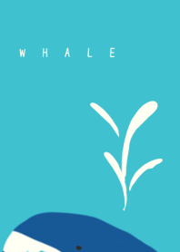 Whale in the sea