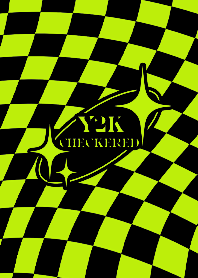 Y2K CHECKERED 02  - GREEN 1
