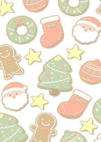 アイシングクッキー/クリスマス(ホワイト)