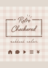 Retro Checkered Theme / Pink