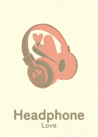 Headphone_love salmon pink